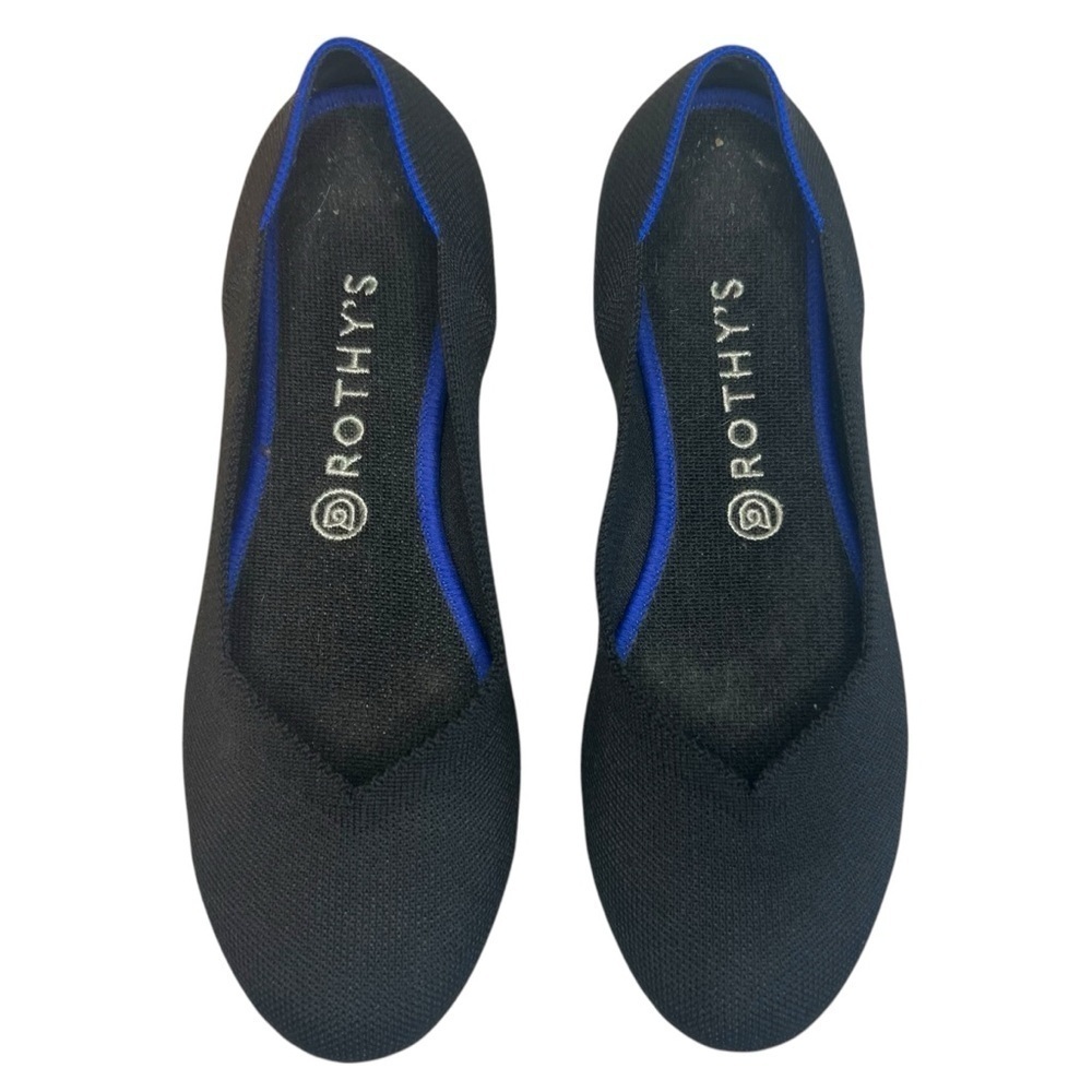 Rothy's The Flat Round Toe Black Flats
